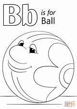 Ball Coloring Letter Pages Printable Drawing Alphabet Color Colouring Supercoloring Kids Sheets Words Colour Preschool Pokemon Getdrawings Gowns Football Paper sketch template