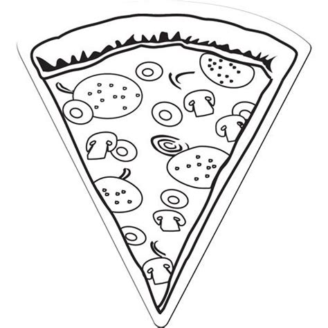 pizza slice coloring page sketch coloring page