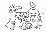 Pascua Pasqua Conejo Osterhase Conejito Kuiken Pulcino Uovo Coniglietto Conejos Paashaas Huevo Egg Paasei Blumen Pollo Coniglio Blume Riecht Fargelegge sketch template