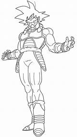 Bardock Dbz Goku Lineart Ssj Evil Chronofz Colorir Sacerdote Dibujar Lapiz Xeno Daishinkan Saiyan sketch template