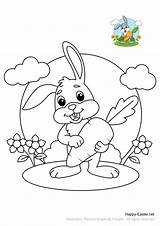 Easter Coloring Carrot Hare Holding Pages Big Printable Print Pencils Markers Colored Then Color Click sketch template