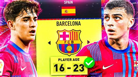 rebuild barcelona   youth players youtube