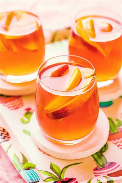 Peach Sangria Homemade Hooplah