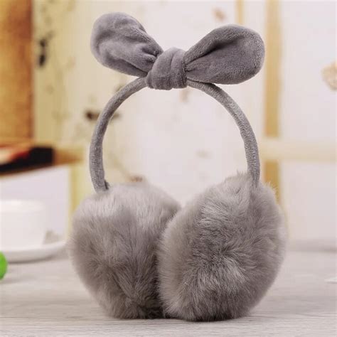 Women Fashion Faux Fur Earmuffs Girls Cute Fluffy Winter Warm Soft Ear