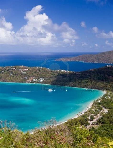 View Of Magens Bay The World Famous Beach On St Thomas In The