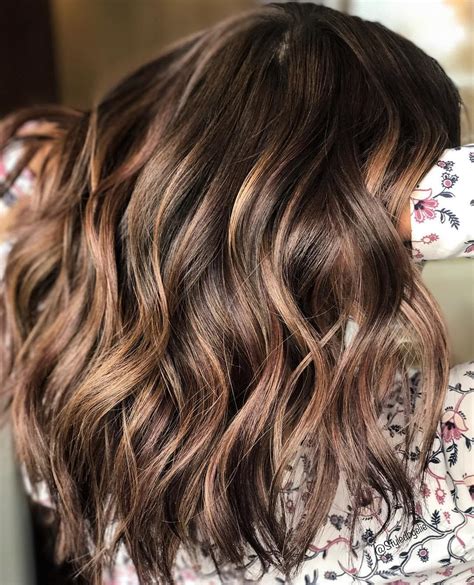 amazing brown hair with highlights to inspire your prom