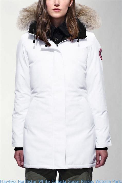 Flawless Northstar White Canada Goose Parkas Victoria