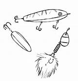 Lure Tackle Lures Kidsplaycolor Hunting sketch template