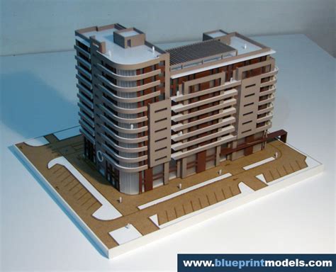 architectural scale model residential building nerva traian