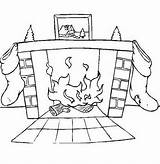 Chimenea Lagerfeuer Chimeneas Colorea Fireplace Flammen Colorare Malvorlagen Malvorlage Beliebt Misti Diverse Disegni Llamas Ausmalen Condividi sketch template