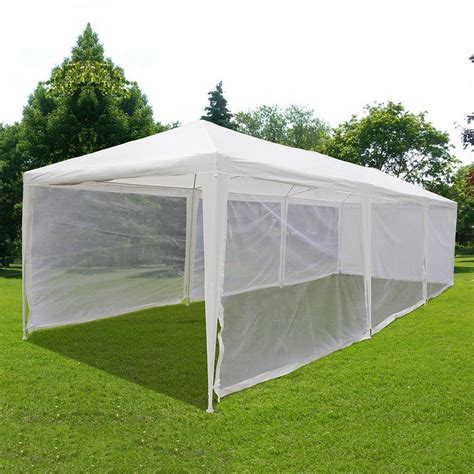 quictent xft outdoor canopy gazebo party wedding tent screen house sun shade shelter