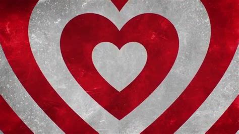 Red And White Hearts Hd Motion Graphics Background Loop