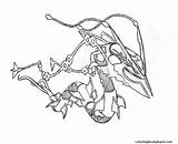Mega Rayquaza Coloring Pokemon Pages Drawing Latias Coloriage Drawings Getcolorings Getdrawings Cartoons Latios Printable Deviantart Inspirational sketch template