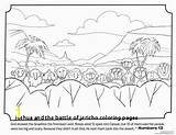Coloring Pages Joshua Bible Land Jericho Promised Tabernacle Spies Para Caleb Color Niños Drawing Espias Calebe Colouring Battle Simple Exodus sketch template