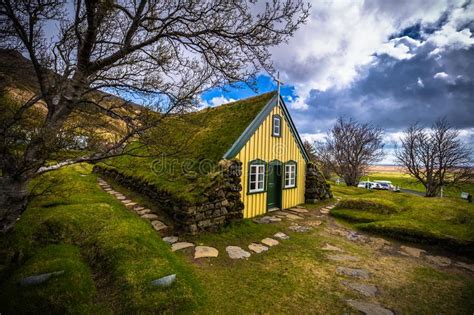 Turf Church Hof Iceland Stock Images Download 119