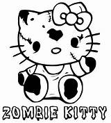 Kitty Hello Zombie Coloring Pages Color Stickers Kids Sticker Decal Decals Getdrawings Pick Choose Cute Getcolorings Board sketch template