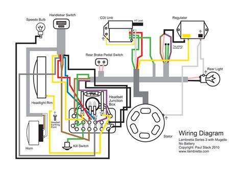 lambretta restoration wiring diagram  mugello  volt upgrade  wiring diagram