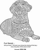 Coloring Adult Mandala Chien Coloriage Pages Animal Colouring Stress Book Facile Relief Imprimer Cool Difficile Animals Books Sheets Dog Amazon sketch template