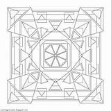 Turning Point Mandalas Coloring sketch template