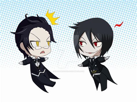 Sebby And Claude Chibi Collab By Ulquitagashi On Deviantart