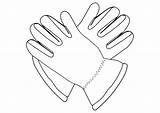 Guantes Handschuhe Handschoenen Guanti Kleurplaat Gants Kleidung Malvorlage Gant Educima Animaatjes Memrise Kleurplaten Schulbilder Herunterladen Vetement sketch template