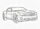 Bumblebee Camaro Coloring Pages sketch template