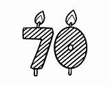 67 Years Old 70 76 Coloring Birthday Coloringcrew sketch template