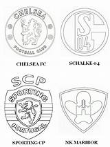 Champions Ligue Schalke Chelsea Uefa Maribor Colorare Coloriages Colouring Nk Malvorlagen Cp Disegni Ausmalen Groupe Juventus Scudetto Badges sketch template