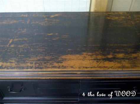 love  wood  long road  beauty black antiqued chest