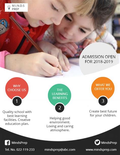 school admission modern poster  flyer template admissions poster