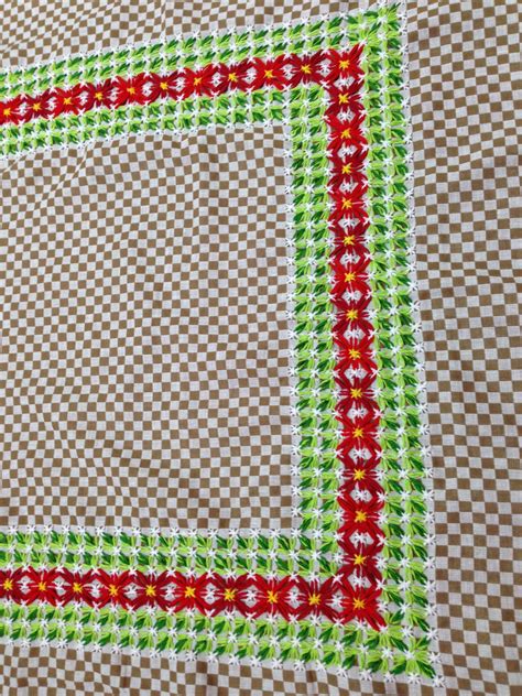 gingham embroidery chicken scratch blanket crochet gingham ribbons