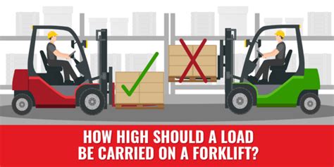 How High Should A Load Be Carried On A Forklift