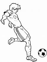 Soccer Coloring Kids Football Pages Color Back Print sketch template