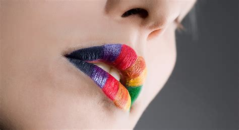 beauty rainbow lips