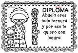 Diplomas Mayo Madres Abuelos Manualidad Abuelita Abuelo Cumpleaños Abuelitas Mamá sketch template