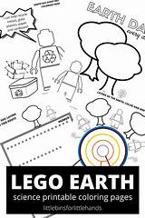 Coloring Earth Pages Science Lego Sheets Printable Activities Kids Littlebinsforlittlehands Printables Colouring sketch template