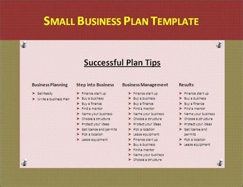 simple startup business plan template professional sample template
