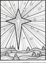 Coloring Christmas Pages Star Doodle Insights Adults Let Educational Adult Sheets Markers Lets Bethlehem Detailed Printable Color Nativity Colouring Marker sketch template
