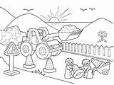 Construction Coloring Pages Equipment Reward Heavy Color Getcolorings Getdrawings Printable sketch template