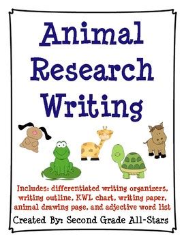 animal research paper   grade  stars teachers pay teachers
