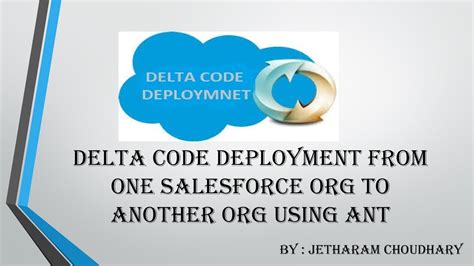 delta code deployment  sandbox  production youtube