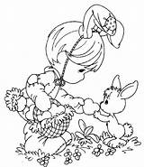 Easter Coloring Pages Bunny Printable Precious Moments Rabbit Girls Egg Roger Colouring Knuffle Printables Drawing Adults Girl Color Sheets Colorir sketch template
