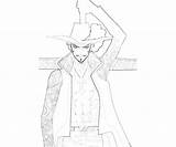 Mihawk Piece Coloring Pages Dracule Skill Another sketch template