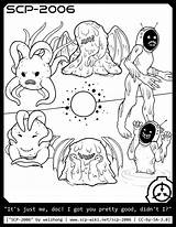 Pages Scp Coloring Foundation Fourth Warning Gore Book sketch template