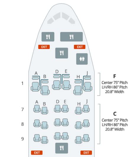 Air Canada Boeing 787 900 Seat Map