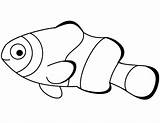 Pez Payaso Pesce Poisson Pagliaccio Clownfish Peces Supercoloring Anemone Stampare Kleurplaat לציעה Vis Disegnare ציעה דפי Poissons sketch template