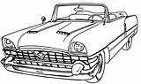 Car Muscle Coloring Pages Classic Getcolorings Printable Print Color sketch template
