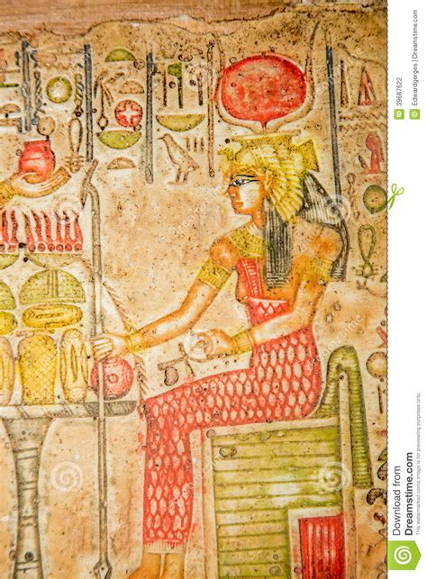 Ancient Egyptian Paintings Of Gods Painting Inspired