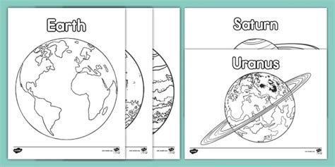 planets coloring pages teacher