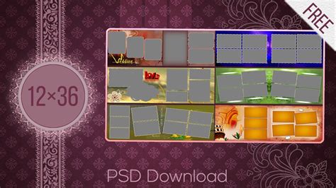 Free Download Psd 12x36 Album Design Psd Inner Sheets 2020 Free